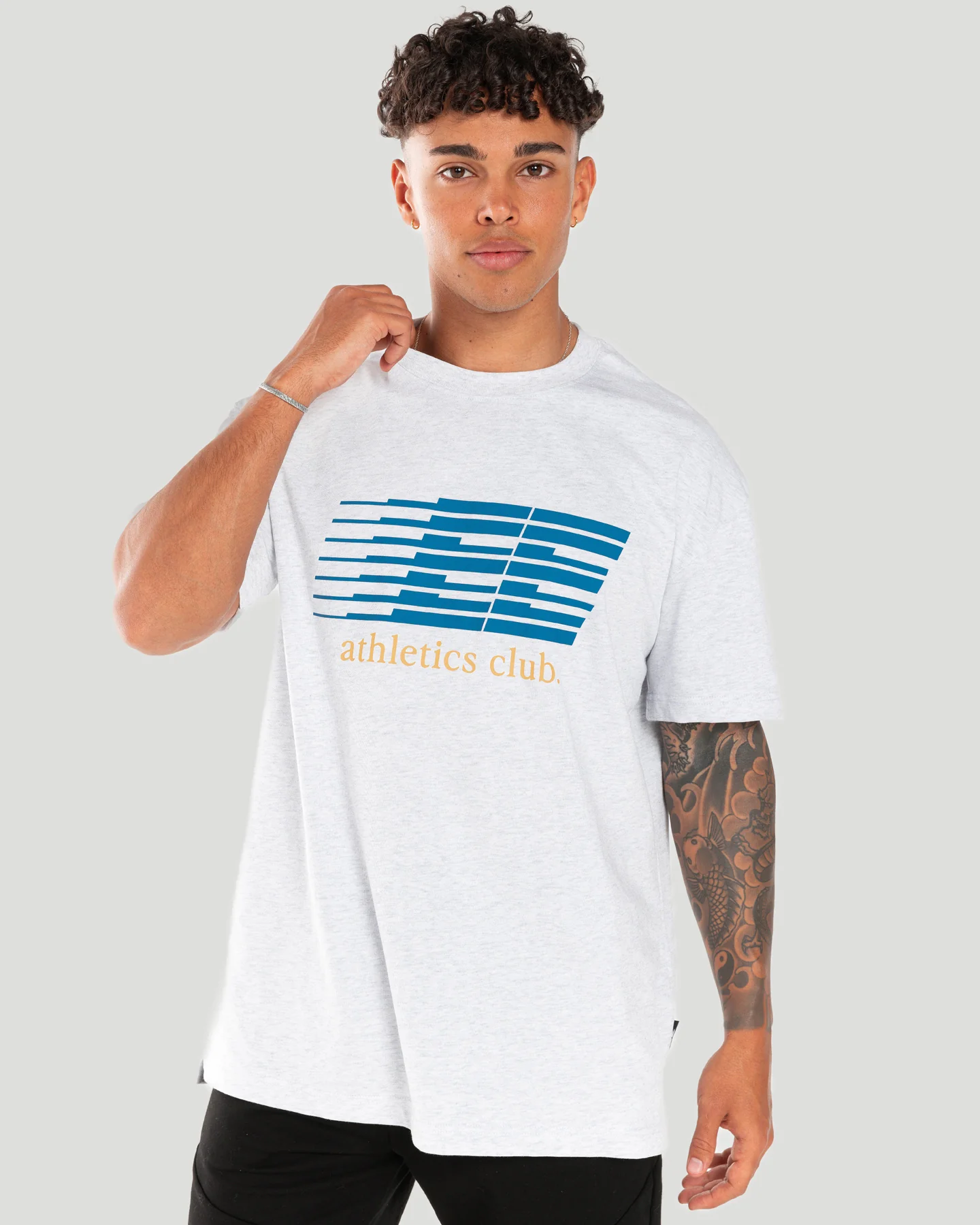 Athletics Club Tee - Polar Grey - Image 3