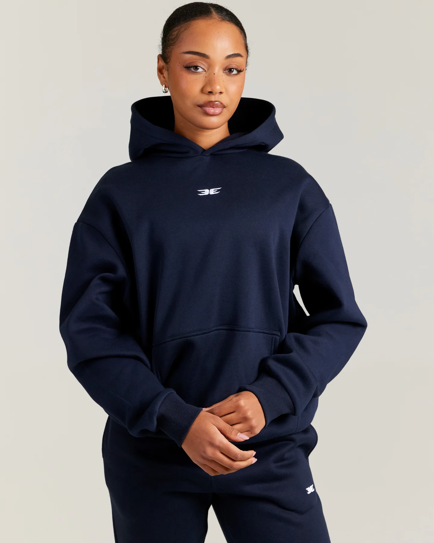 Classic Hoodie - Navy - Image 3