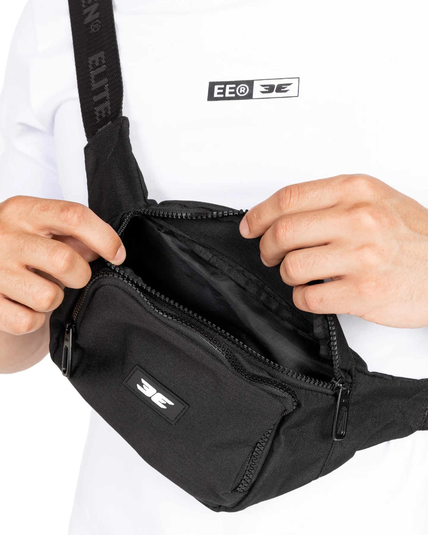 EE Cross Body Bag - Black - Image 14