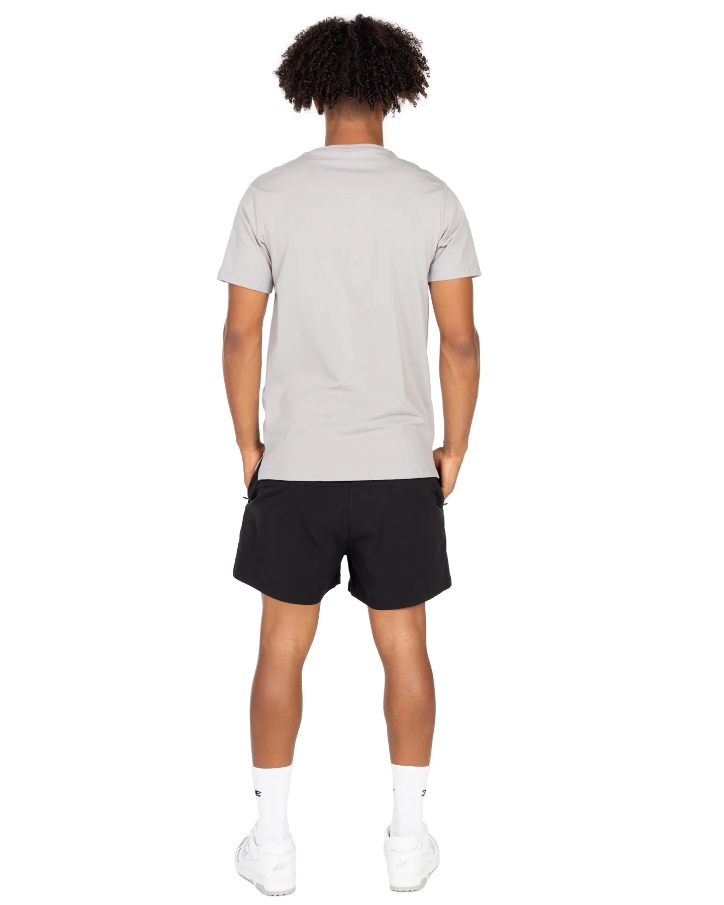 Staple Fitted Tee - Light Grey - Image 3