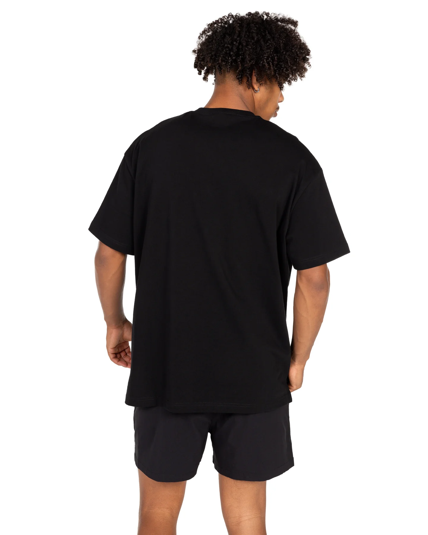V3 Oversized Classic Tee - Black - Image 3