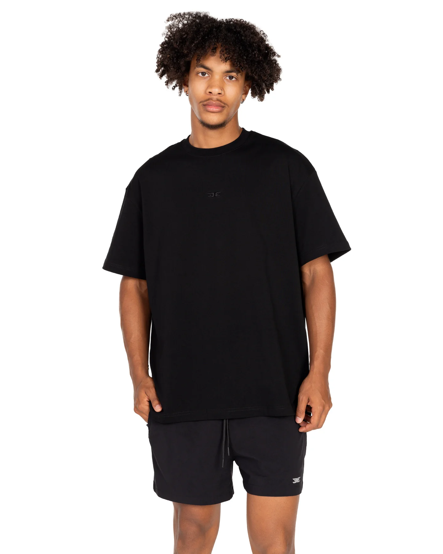 V3 Oversized Classic Tee - Black - Image 4